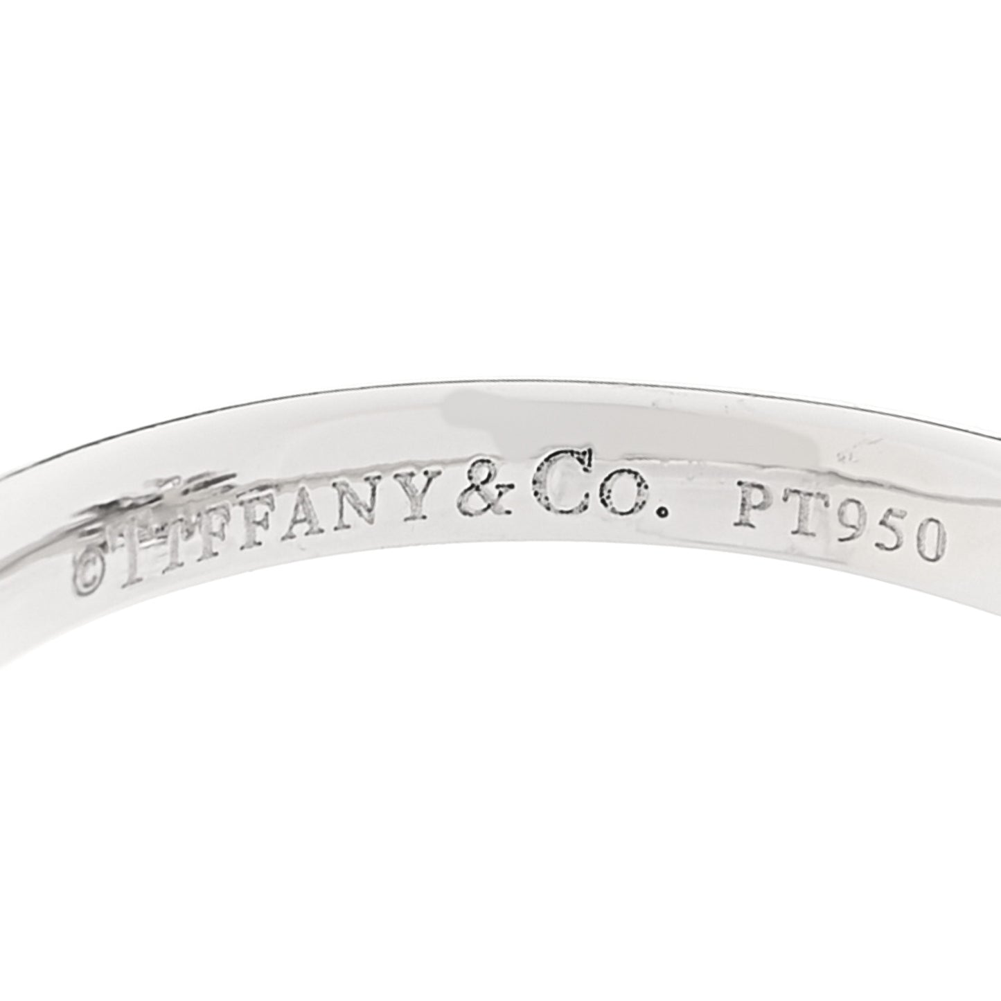 Platinum Diamond Schlumberger Lynn Ring 54 6.75