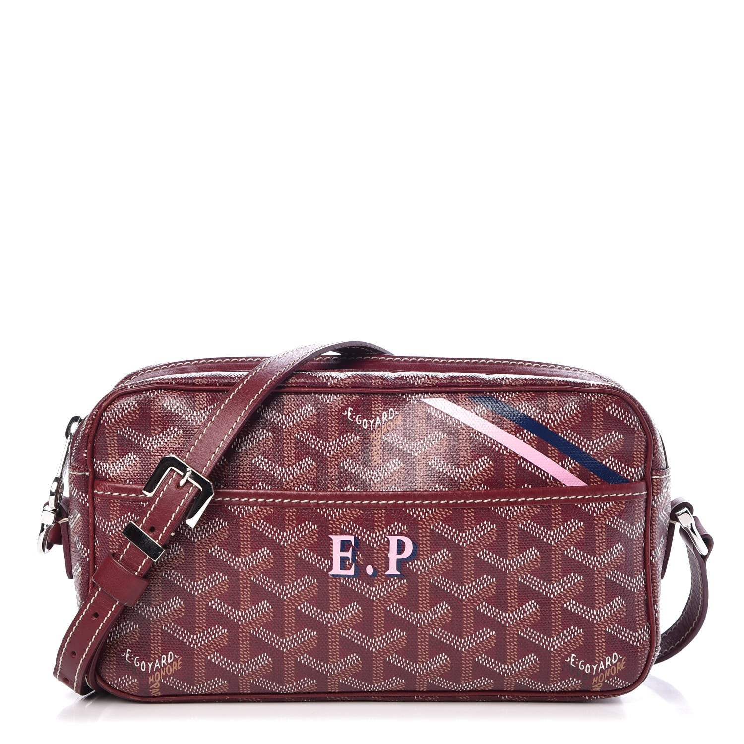 Goyard Goyardine Sac Cap Vert Burgundy 1 of 7