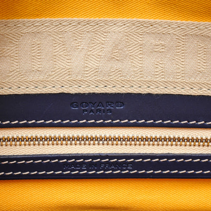Goyard Goyardine Saint Jeanne MM Bowler Navy Blue 6 of 11