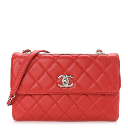 Chanel Lambskin Quilted Medium Trendy CC Flap Red 1 of 18