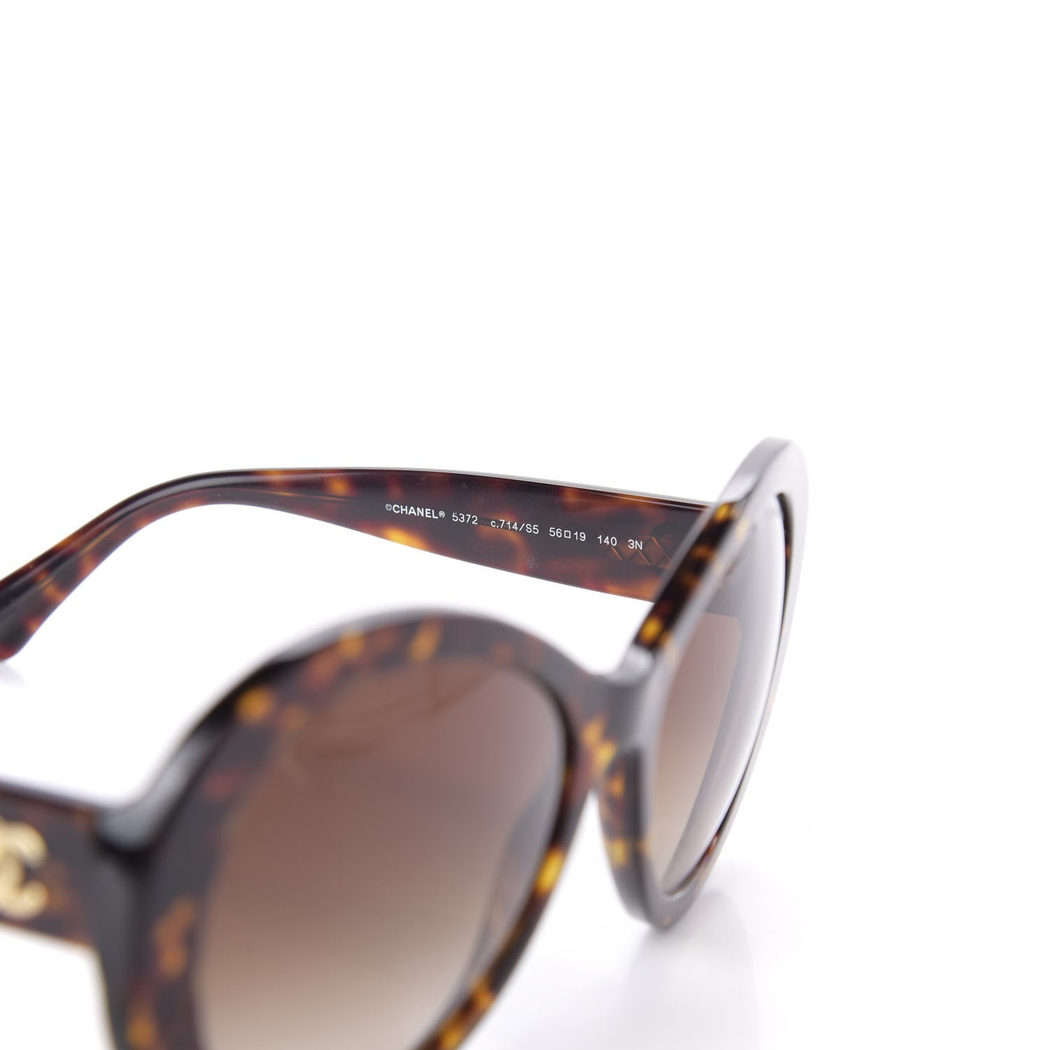 Chanel CC Sunglasses 5372 Tortoise 6 of 8