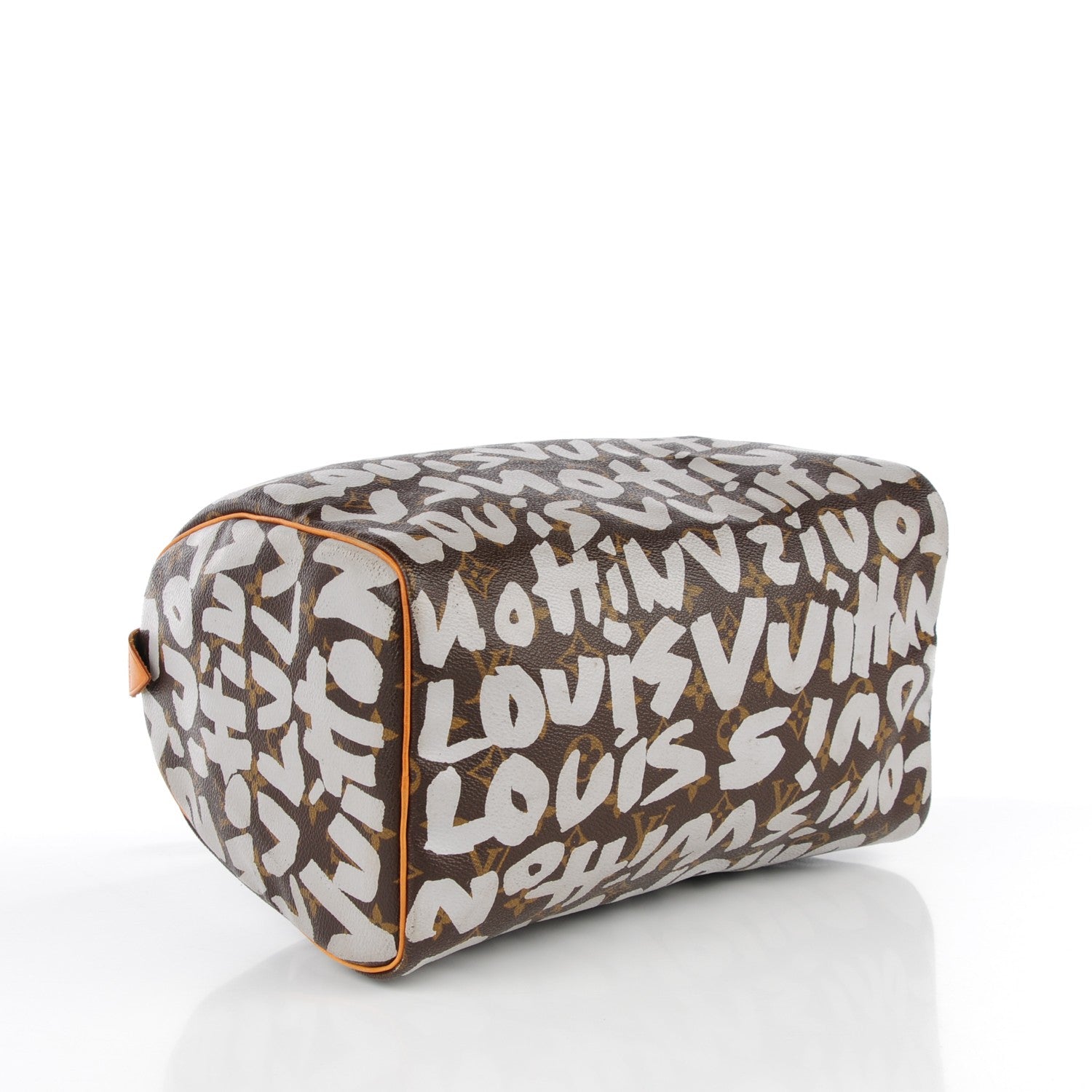 Louis Vuitton Monogram Graffiti Speedy 30 Silver 4 of 9