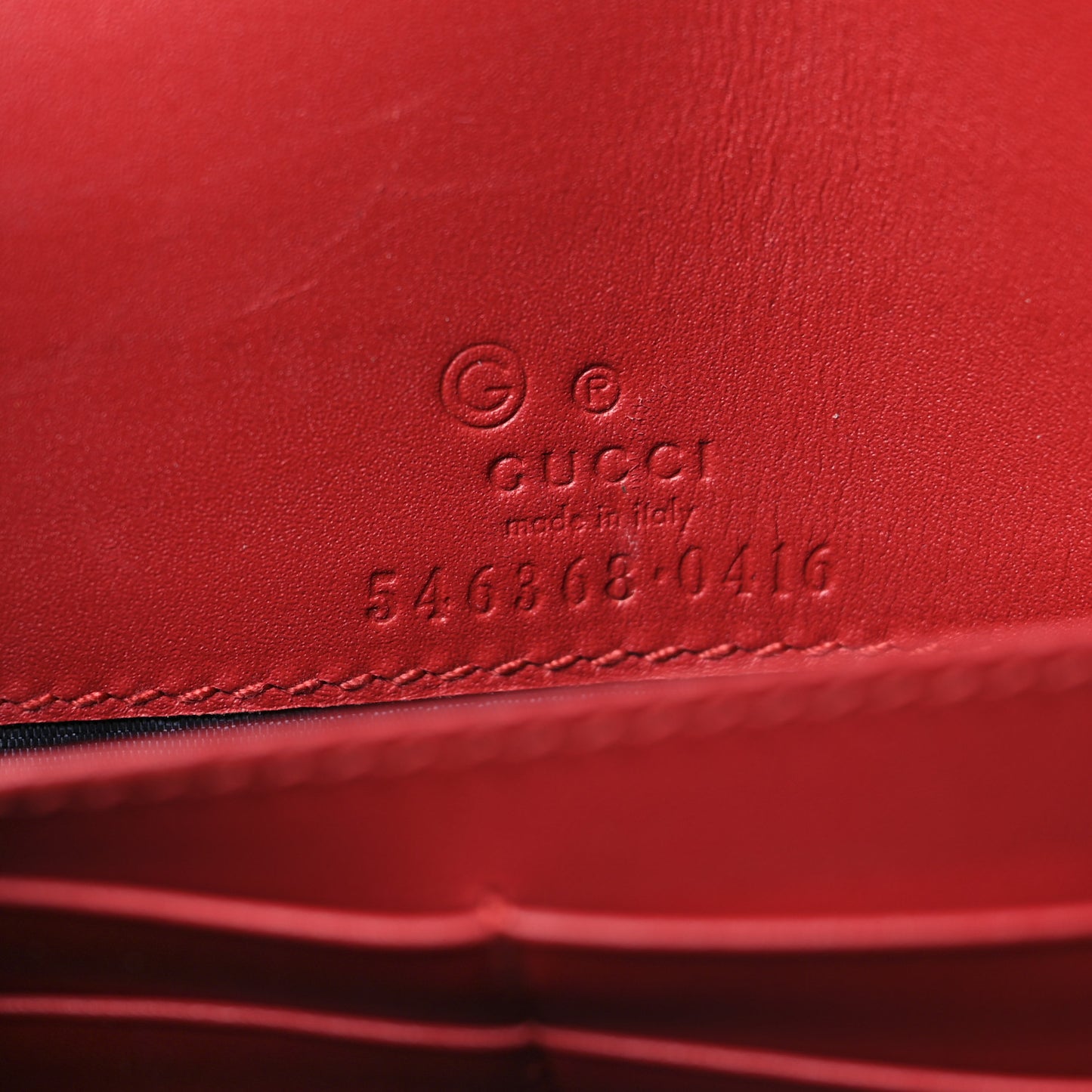GG Supreme Monogram Blooms Chain Wallet Blue