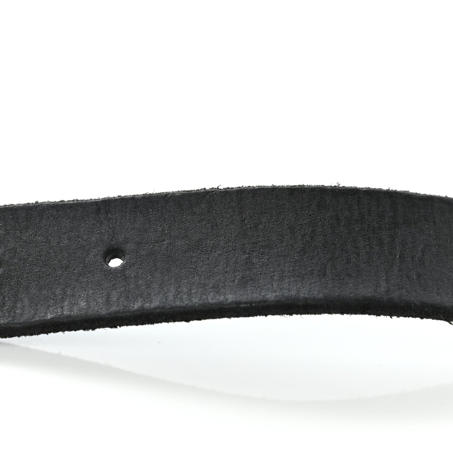 Calfskin Brass Feline Buckle Belt 100 40 Black