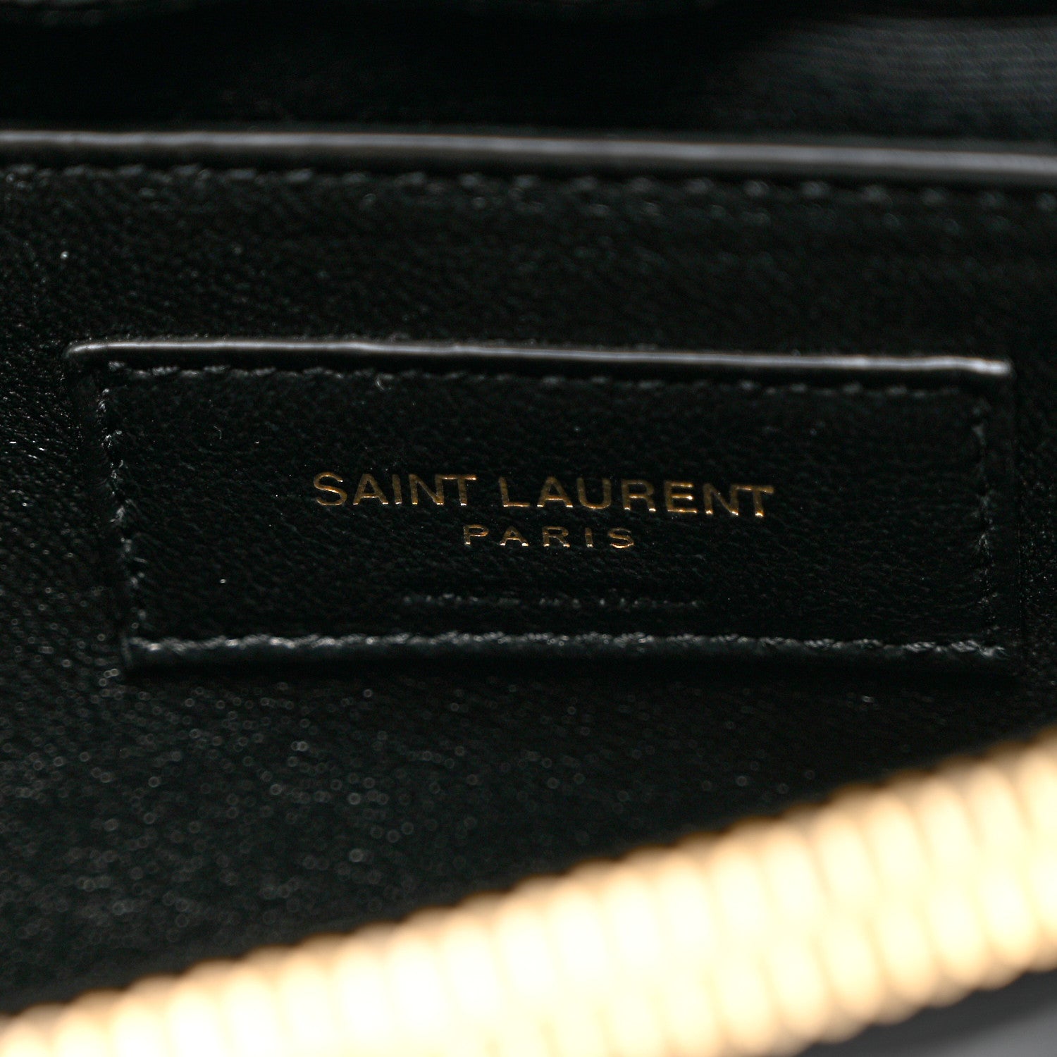 Saint Laurent Calfskin Y Quilted Monogram Small Loulou Chain Satchel Black 7 of 9