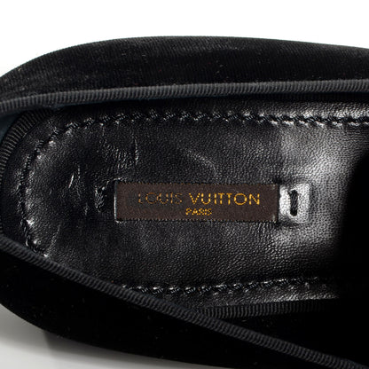 Louis Vuitton Velvet Parade Mens Loafer 10.5 Black 7 of 8