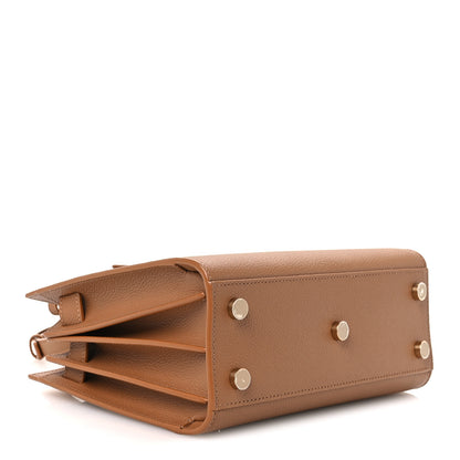 Saint Laurent Grained Calfskin Nano Supple Sac De Jour Cinnamon 4 of 10