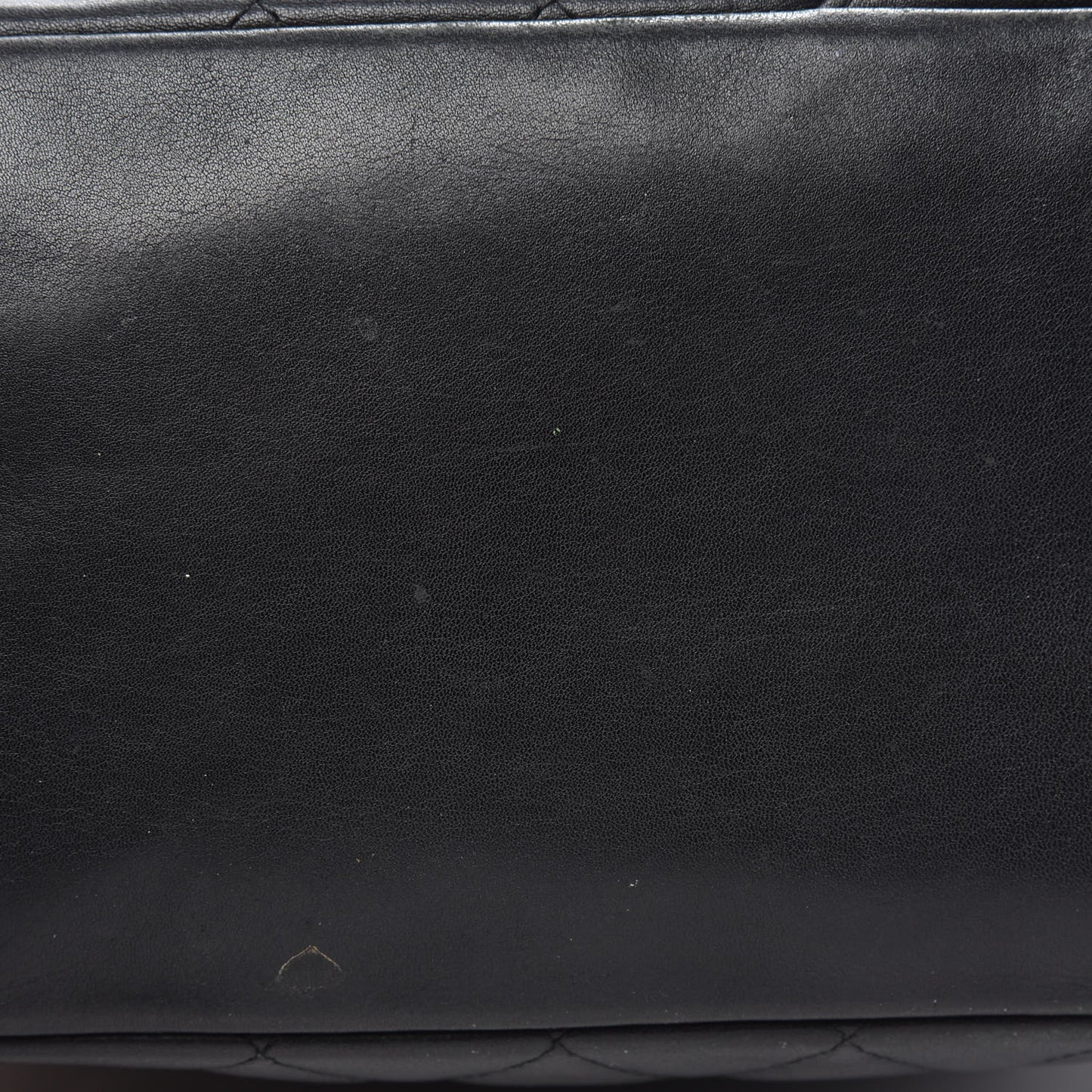 Calfskin Quilted Medium Cambon Tote Black White
