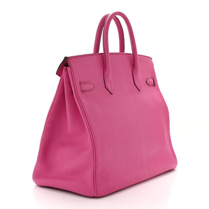 Hermes Chevre de Coromandel HAC Birkin 32 Fuchsia 3 of 12