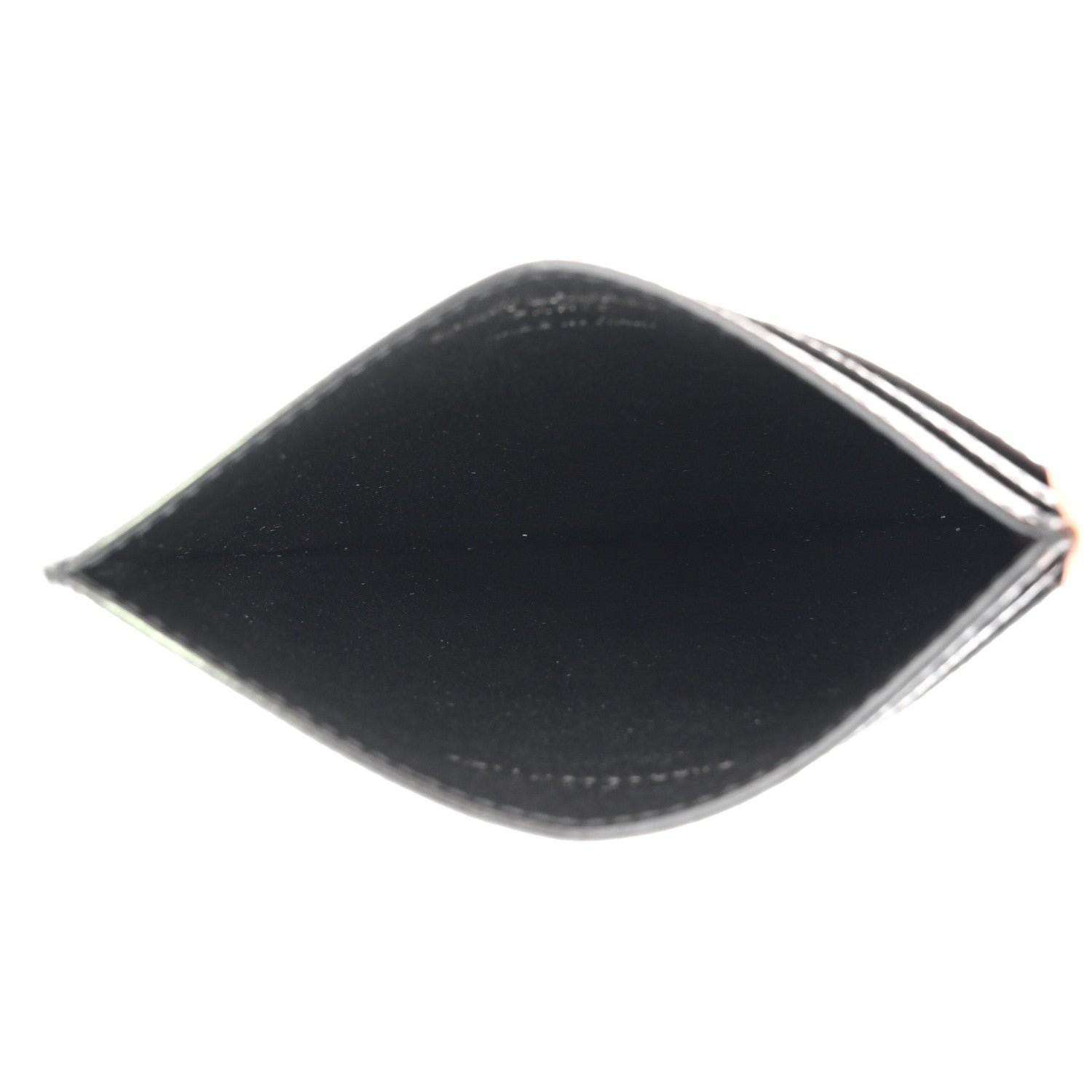 Saint Laurent Grain De Poudre Monogram Credit Card Case Black 4 of 7