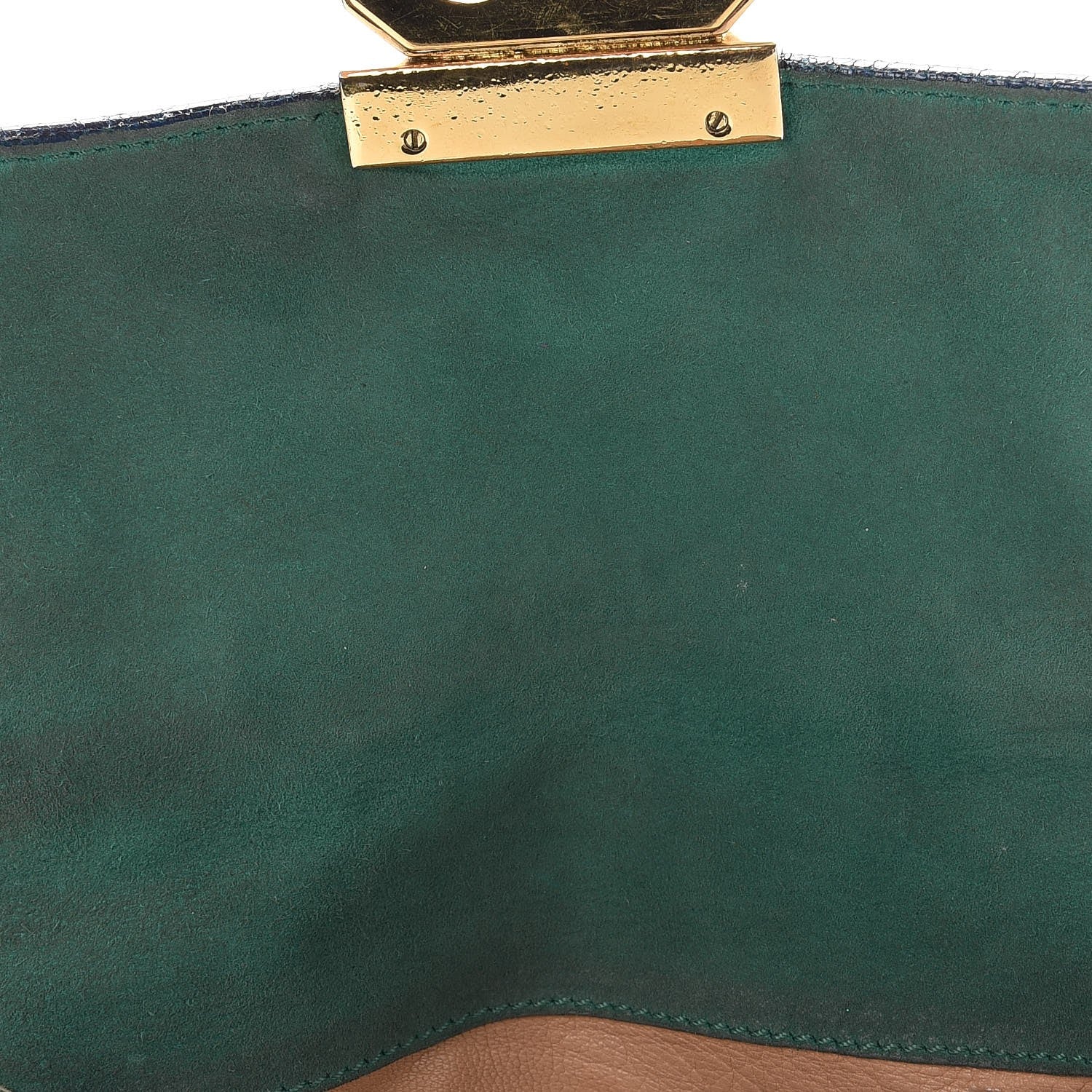 Chloe Patent Calfskin Small Elsie Shoulder Bag Green 10 of 14
