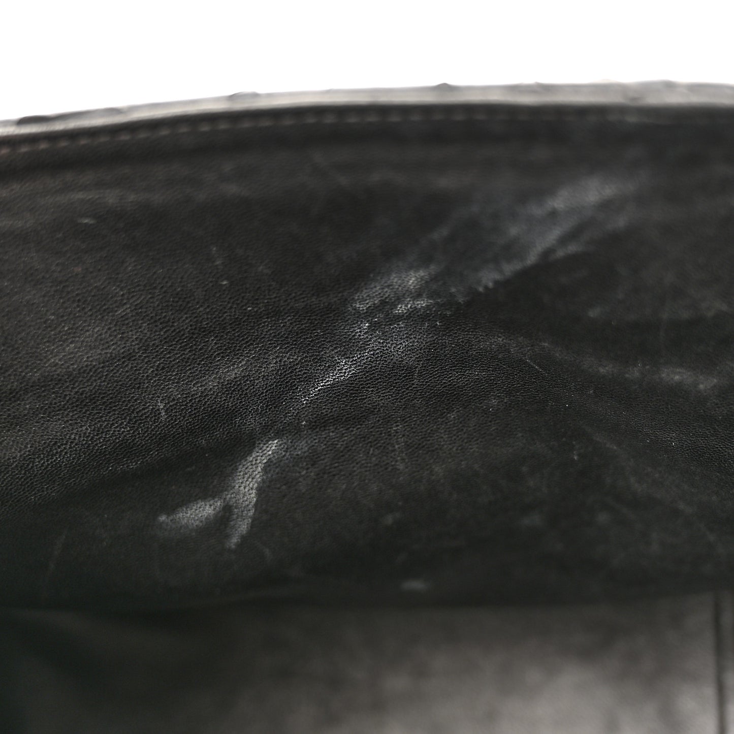 Snakeskin Jumbo Double Flap So Black