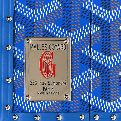 Goyard Goyardine Grand Hotel Trunk Sky Blue 13 of 15