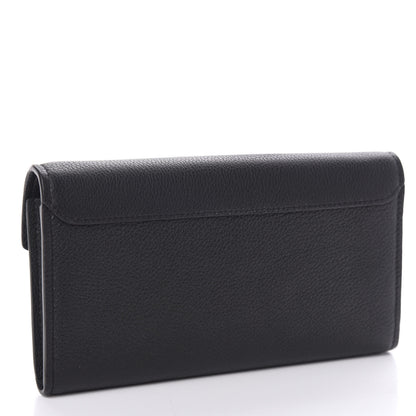 Louis Vuitton Soft Calfskin My Lockme Wallet Black 3 of 7