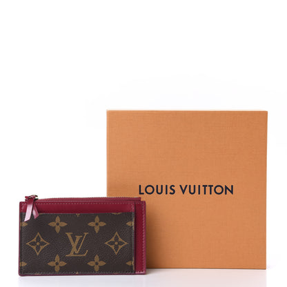 Louis Vuitton Monogram Zipped Card Holder Fuchsia 10 of 10
