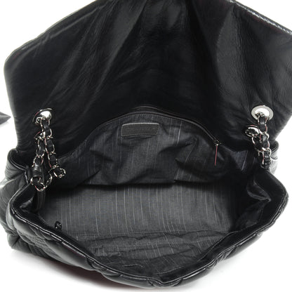 Chanel Lambskin In and Out XL Maxi Flap Black 5 of 8