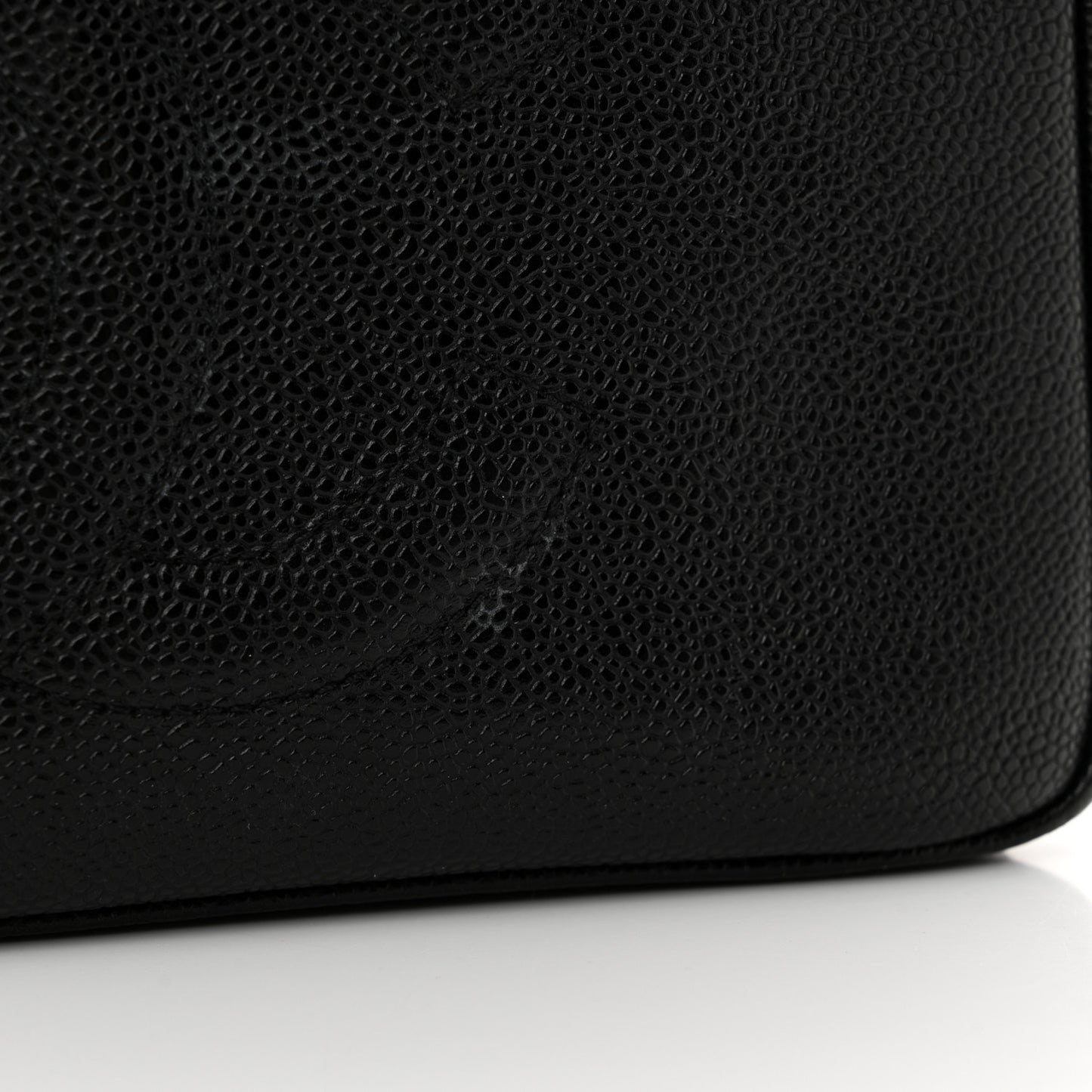 Caviar Flap Shoulder Bag Black