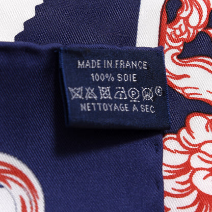 Hermes Silk Concours D Etriers Scarf 90 4 of 4