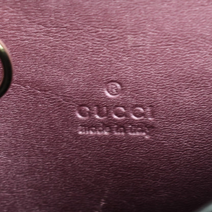 Gucci Guccissima Heart Detail Zip Around Card Case Pink 6 of 11