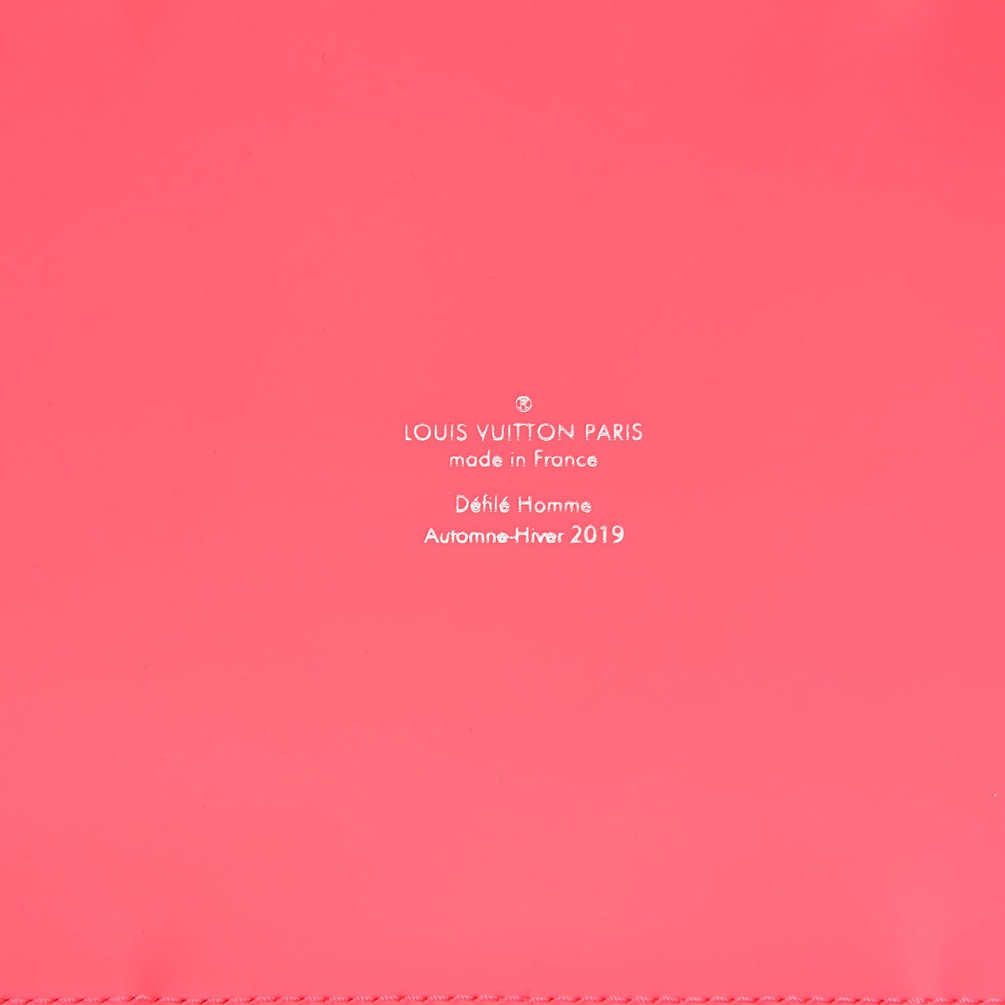 Monogram Fluo See Through Keepall Bandouliere 50 Rose
