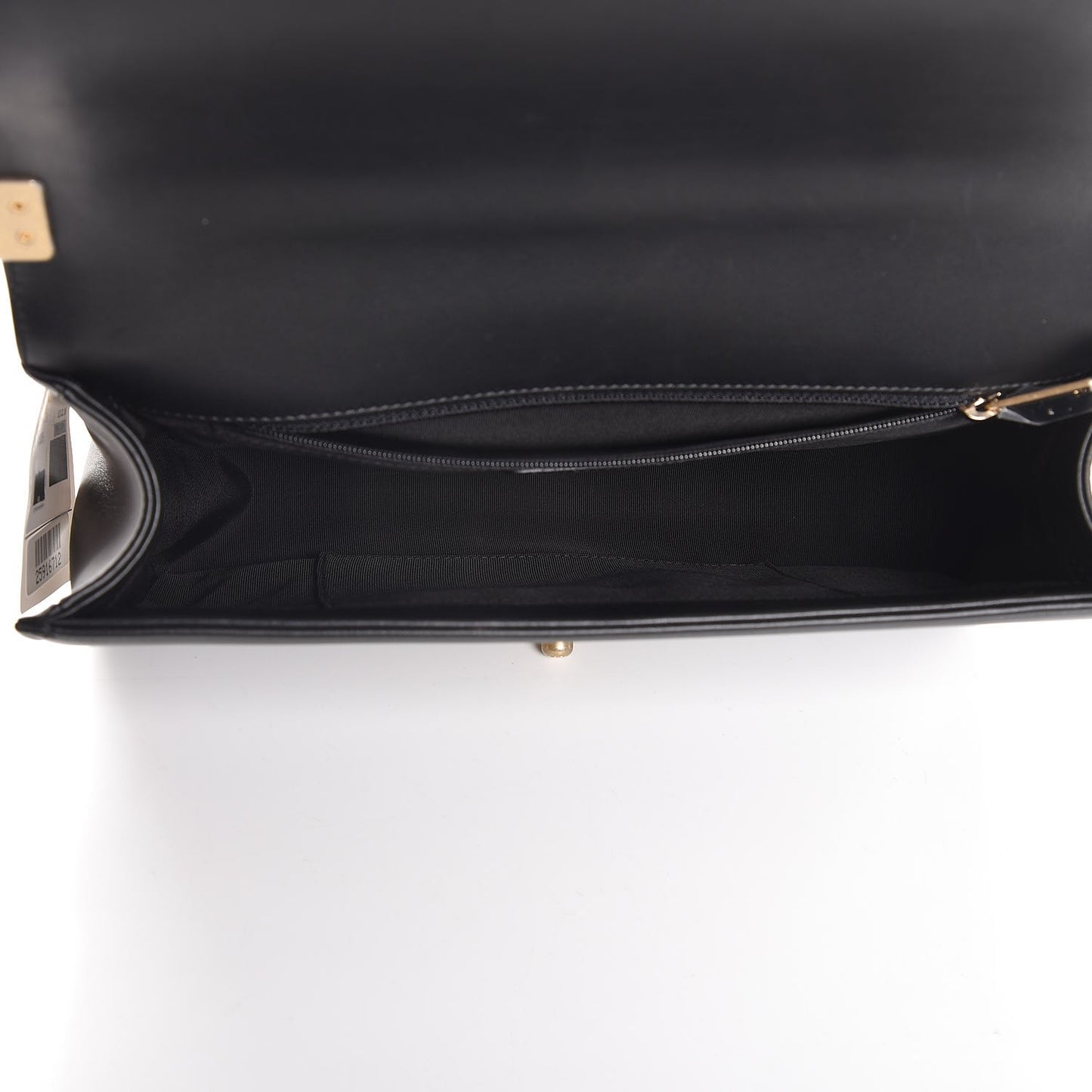 Lambskin Quilted New Medium Boy Flap Black