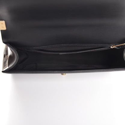 Chanel Lambskin Quilted New Medium Boy Flap Black 12 of 15