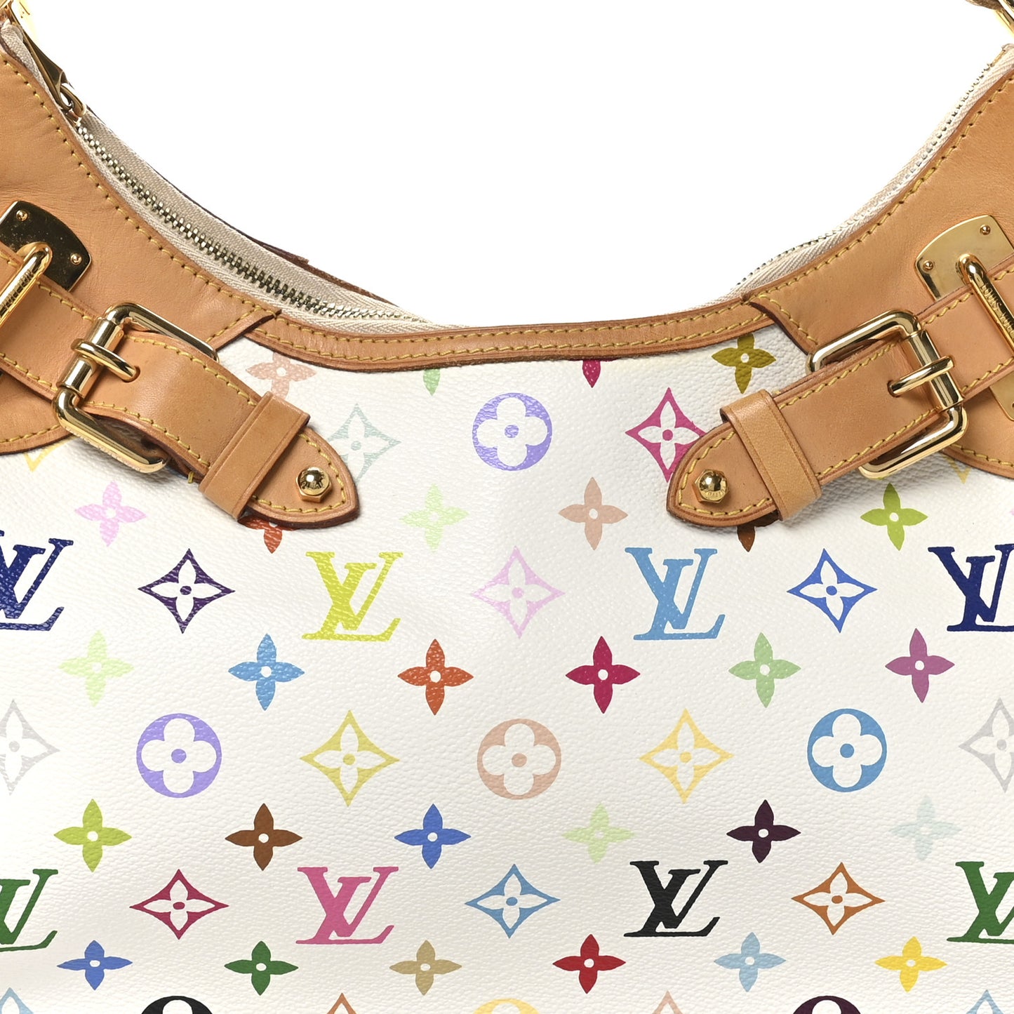 Monogram Multicolor Greta White