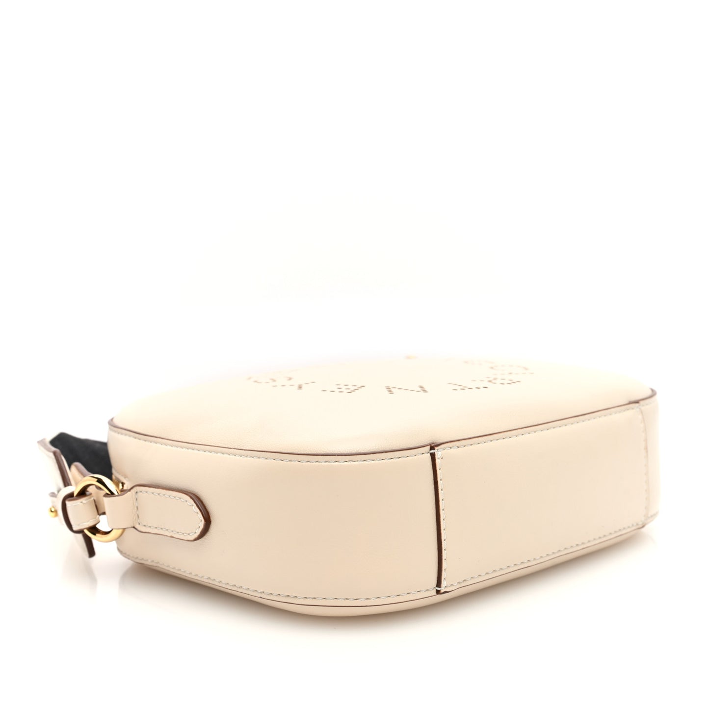 Alter Nappa Logo Small Camera Bag Pure White