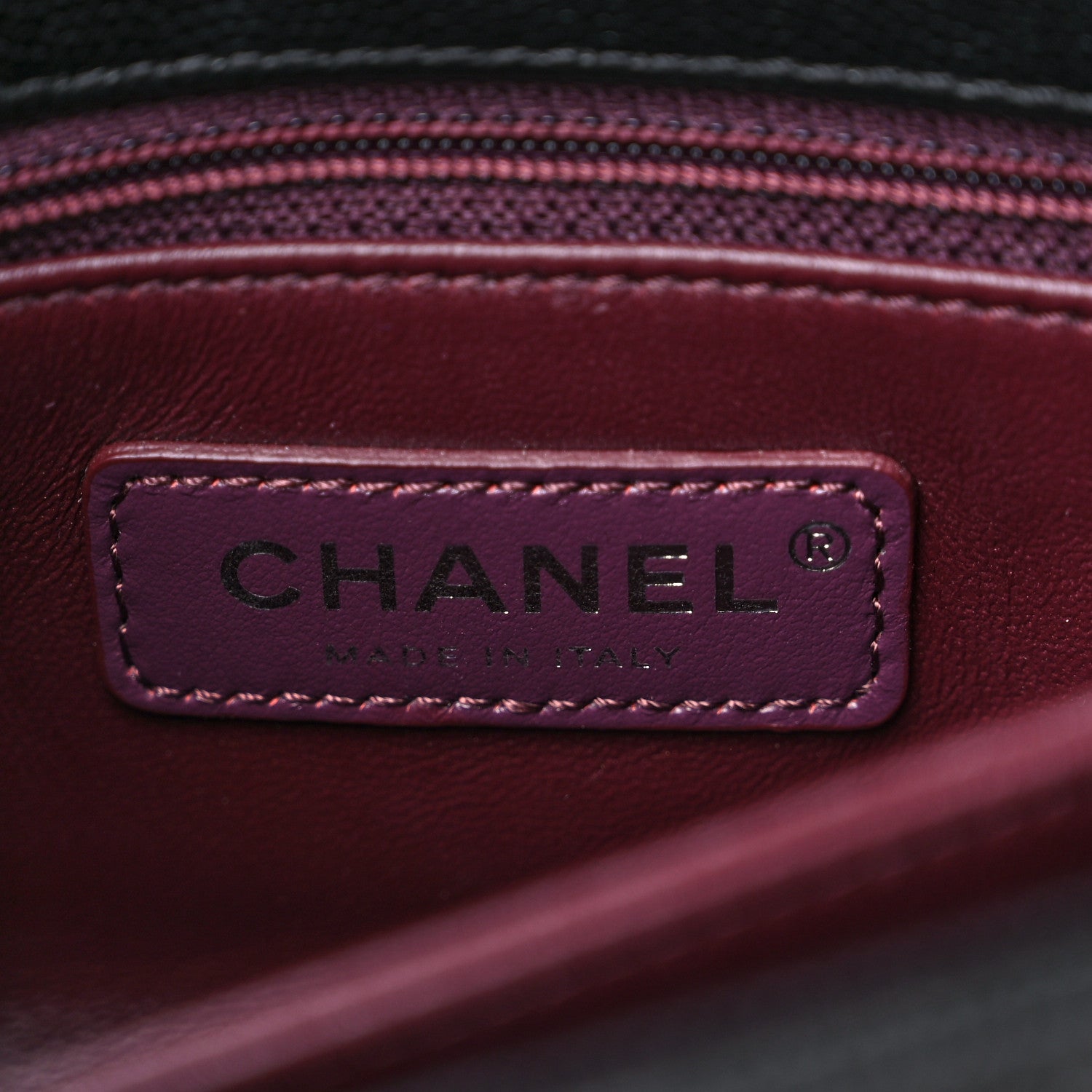 Chanel Caviar Chevron Quilted Extra Mini Coco Handle Flap So Black 5 of 9
