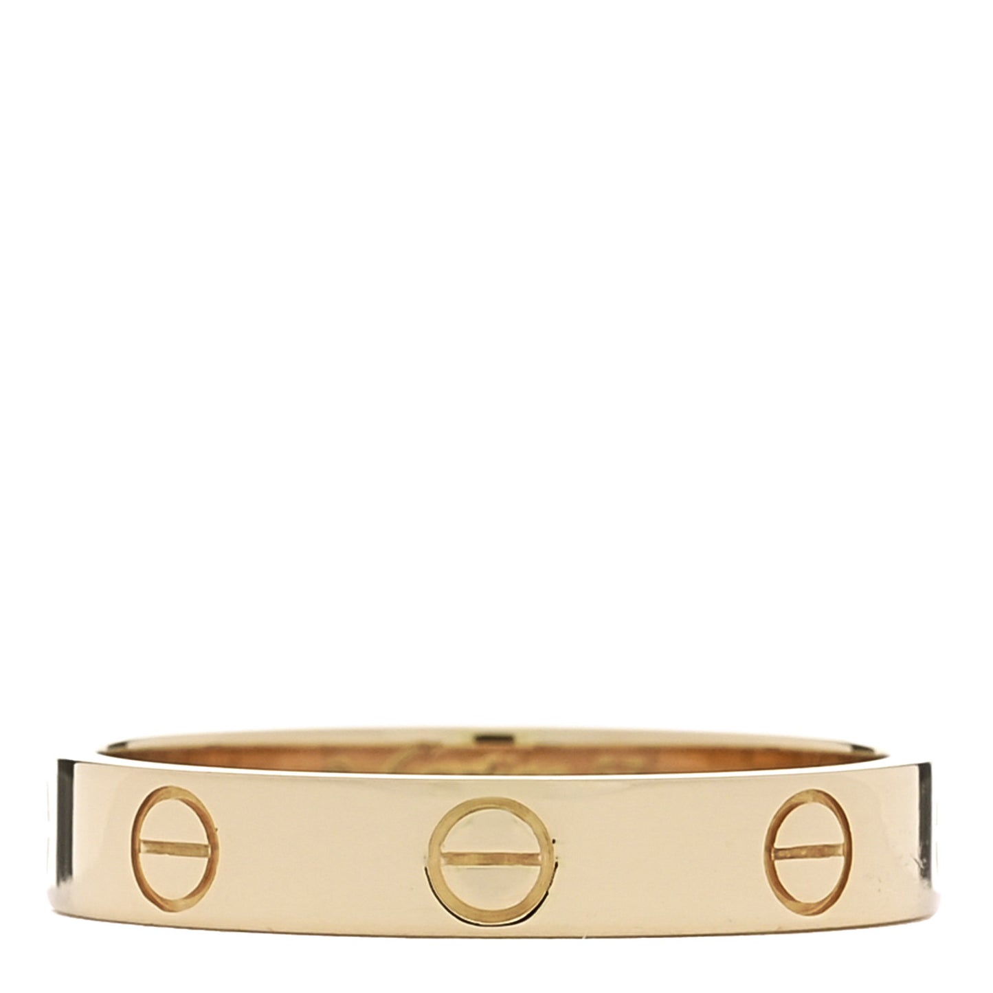18K Yellow Gold 3.5mm LOVE Wedding Band Ring 57 8