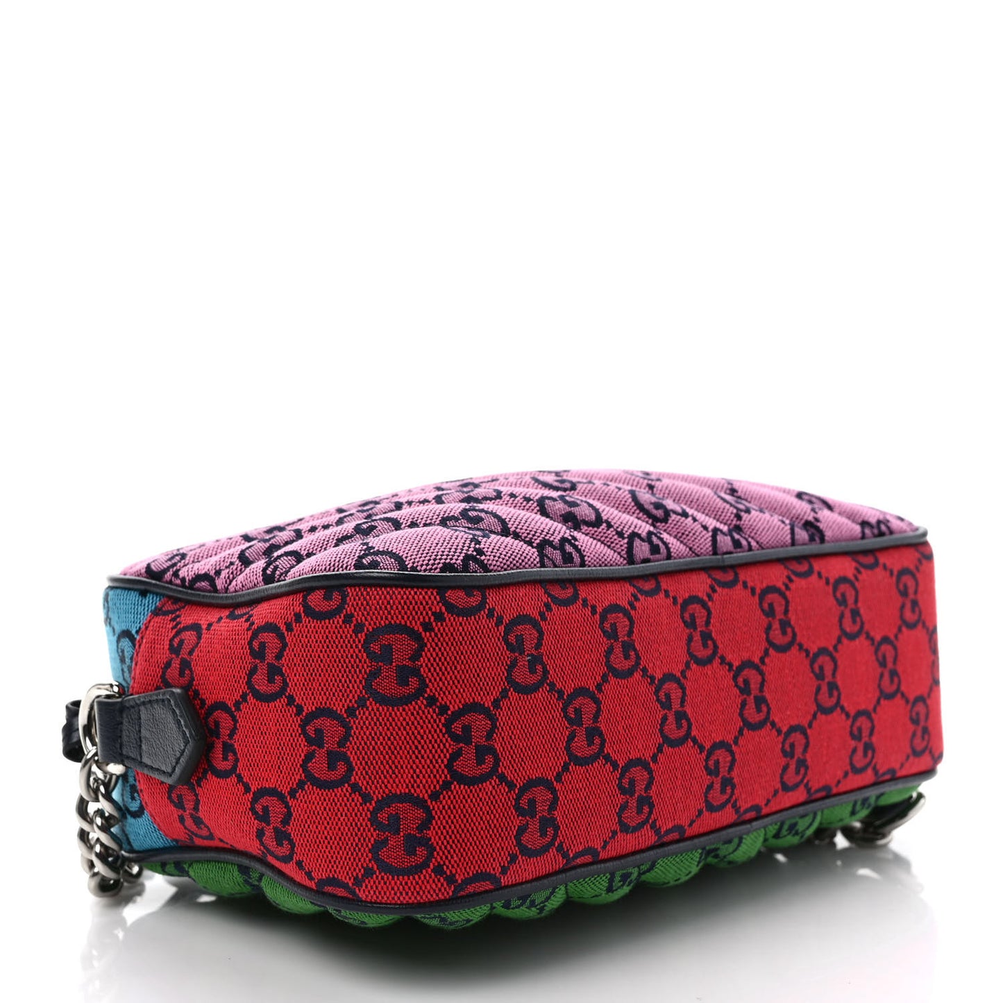 Monogram Multicolor Matelasse Diagonal Small GG Marmont Chain Shoulder Bag Pink Blue Green Red Light Blue