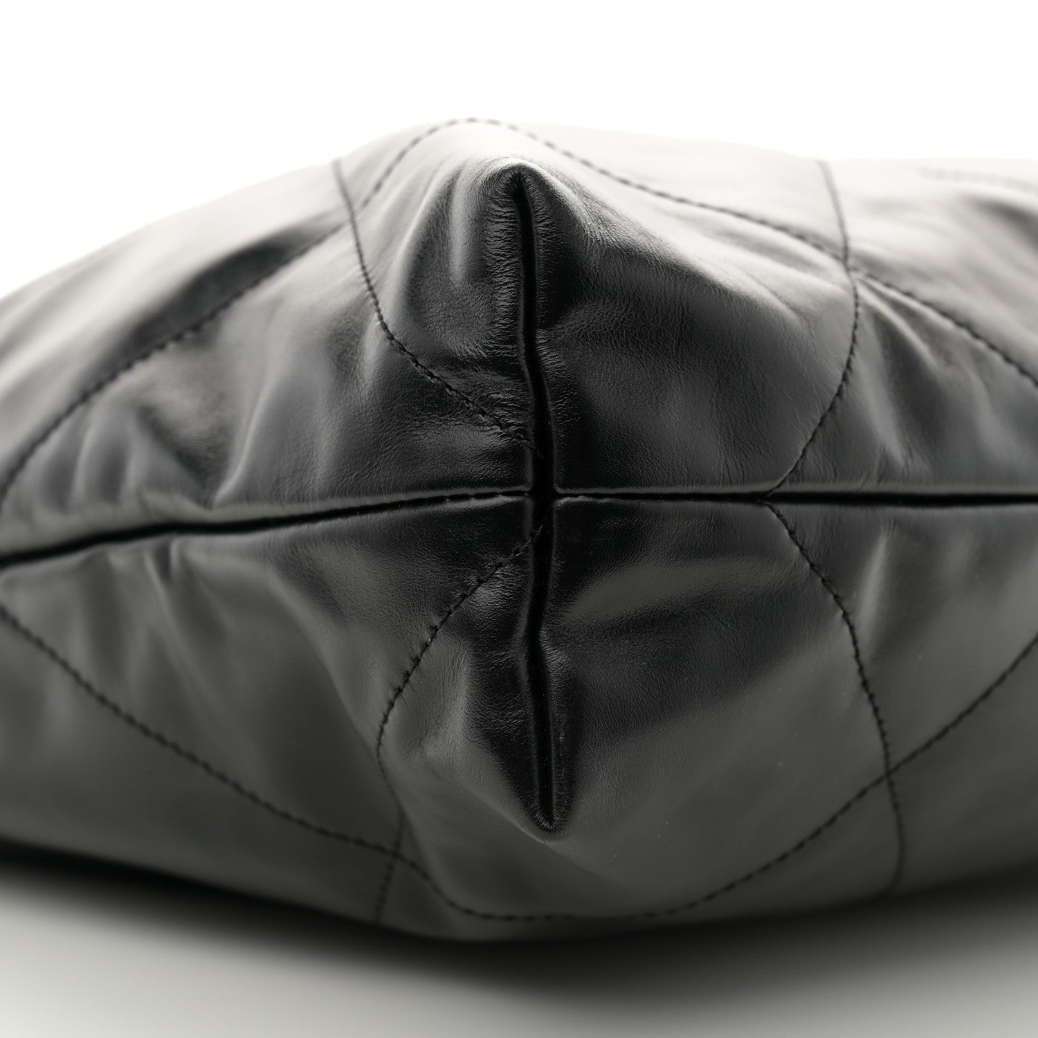 Chanel Shiny Calfskin Quilted Chanel 22 Black 9 of 10