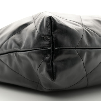 Chanel Shiny Calfskin Quilted Chanel 22 Black 9 of 10