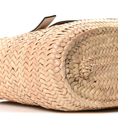 Loewe Raffia Basket Tote Bag Natural White 8 of 9