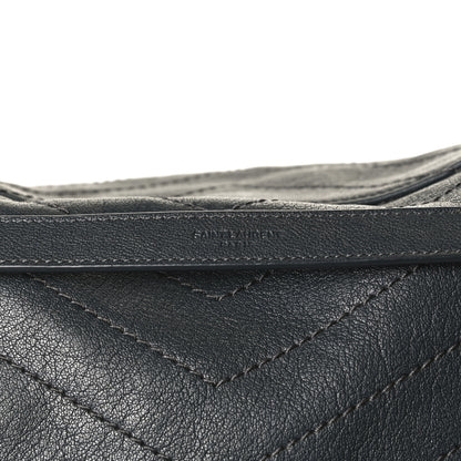 Saint Laurent Vintage Lambskin Chevron Monogram Medium Nolita Dark Smog 10 of 13