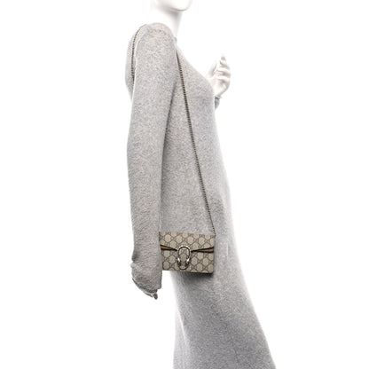 Gucci GG Supreme Monogram Super Mini Dionysus Shoulder Bag Taupe 3 of 19