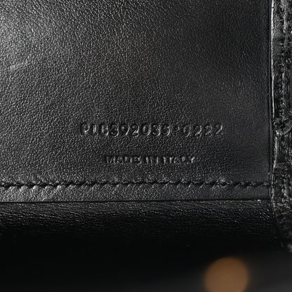 Saint Laurent Calfskin Crocodile Embossed Nano Sac De Jour Black 7 of 10