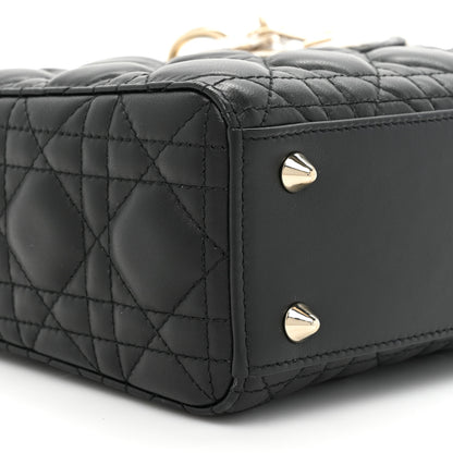 Christian Dior Lambskin Cannage Small My ABCDior Lady Dior Black 9 of 9