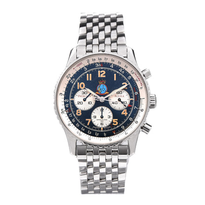 Breitling Stainless Steel 37mm Navitimer 92 Patrulla Aguila Automatic Watch Blue A30022 1 of 7