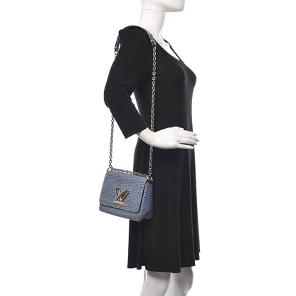 Louis Vuitton Epi Twist Shoulder Bag PM Denim Light 2 of 11