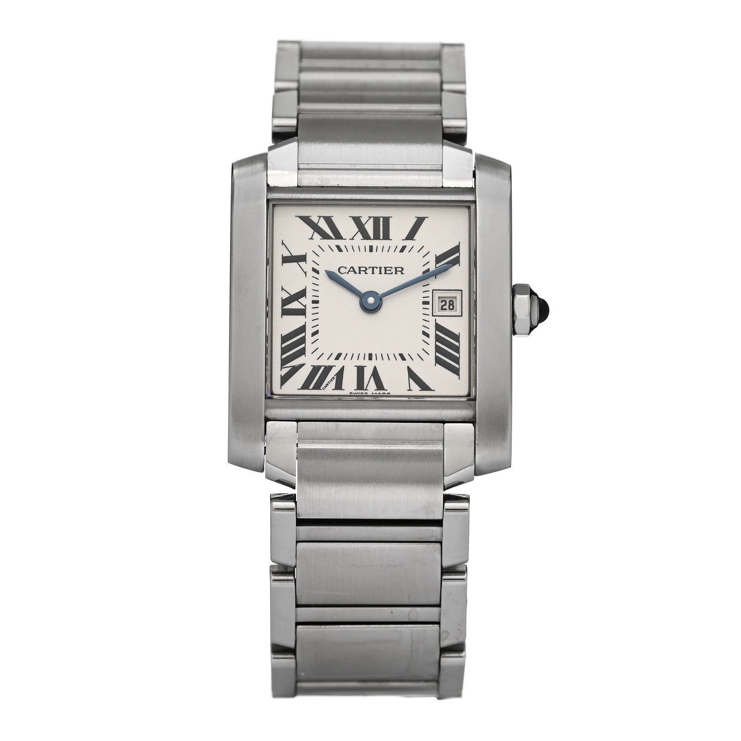 Cartier Stainless Steel 25mm Tank Francaise Quartz Watch 1 of 5