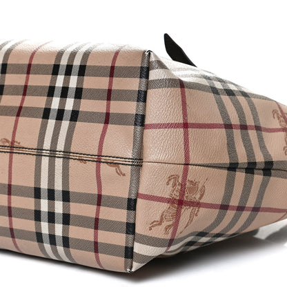 Burberry Haymarket Check Small Salisbury Tote Chocolate 13 of 13
