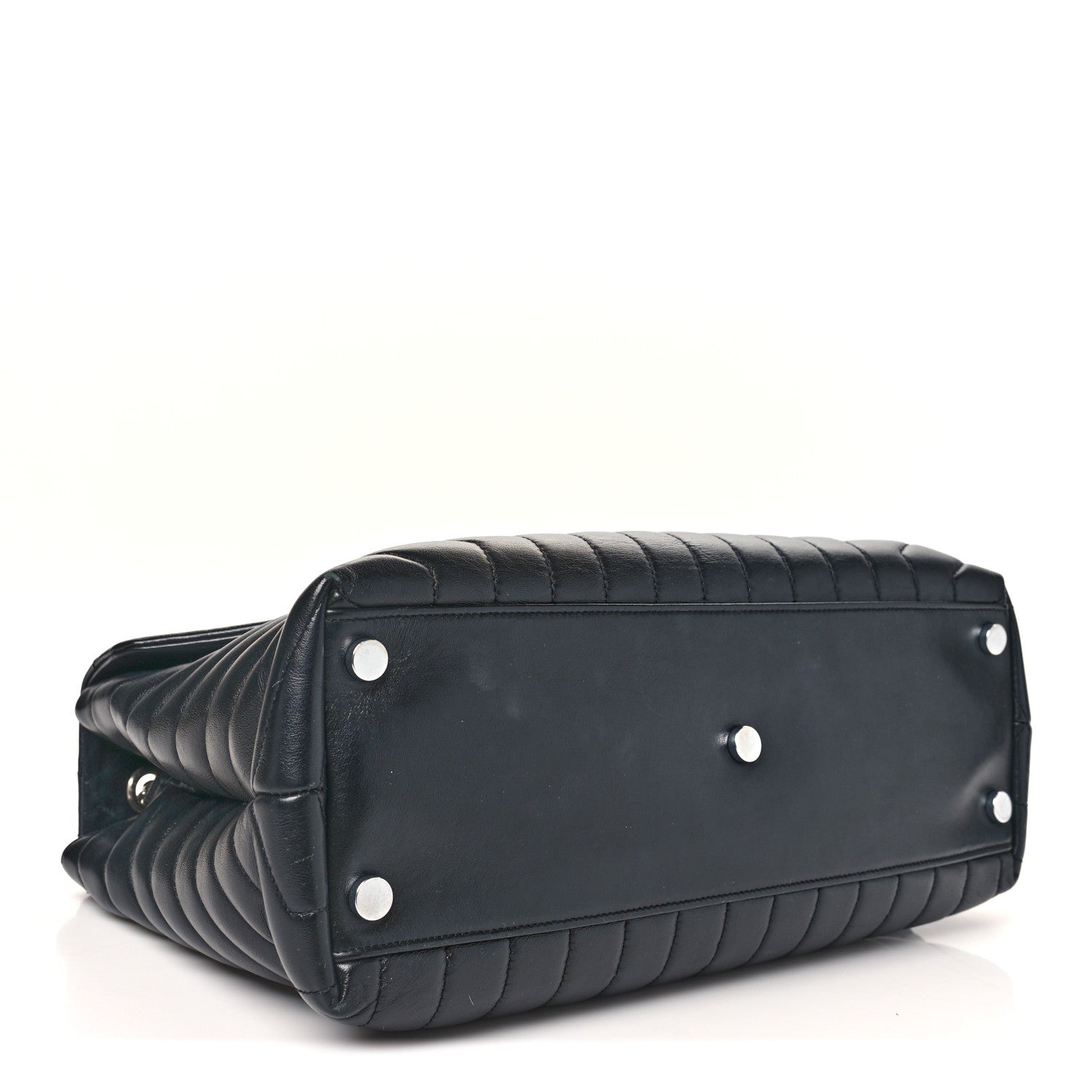 Saint Laurent Calfskin Y Quilted Monogram Large Loulou Chain Satchel Black 4 of 9