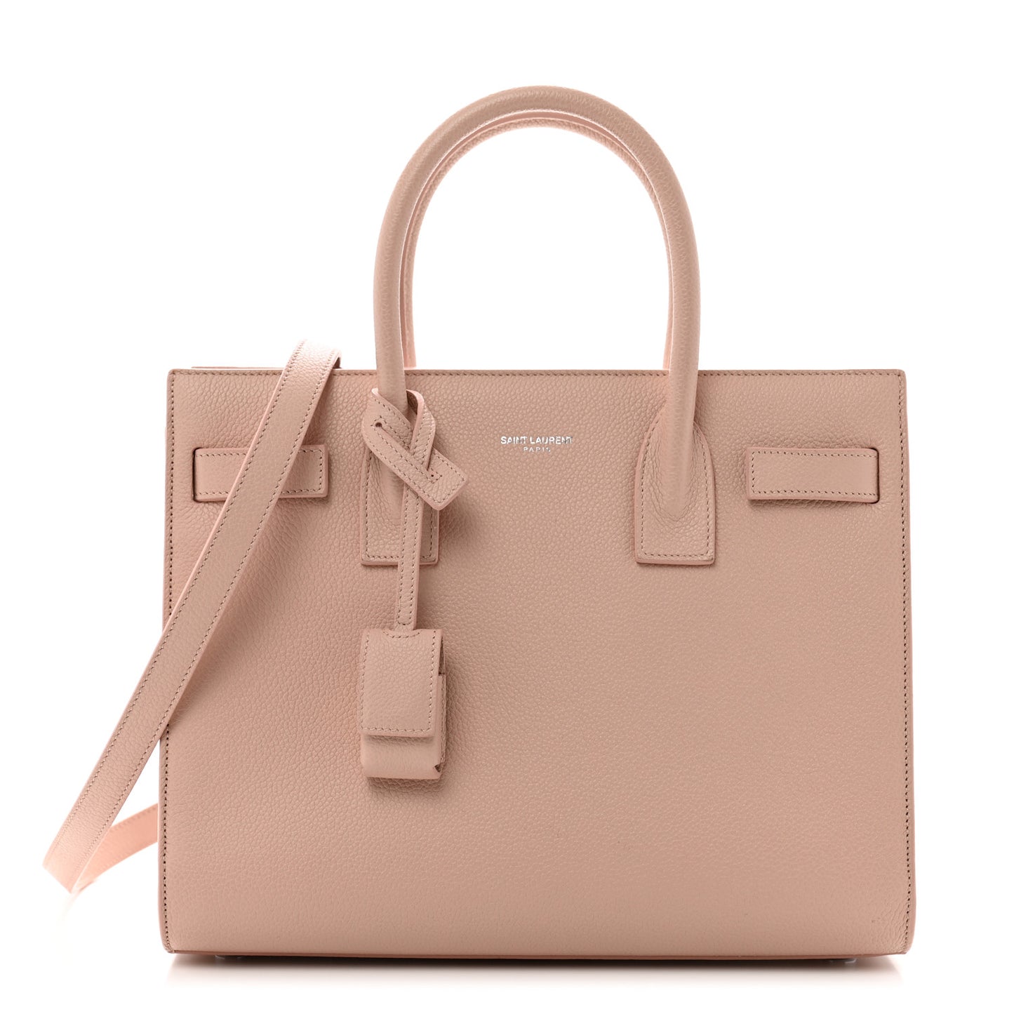 Grained Calfskin Baby Sac De Jour Pale Pink