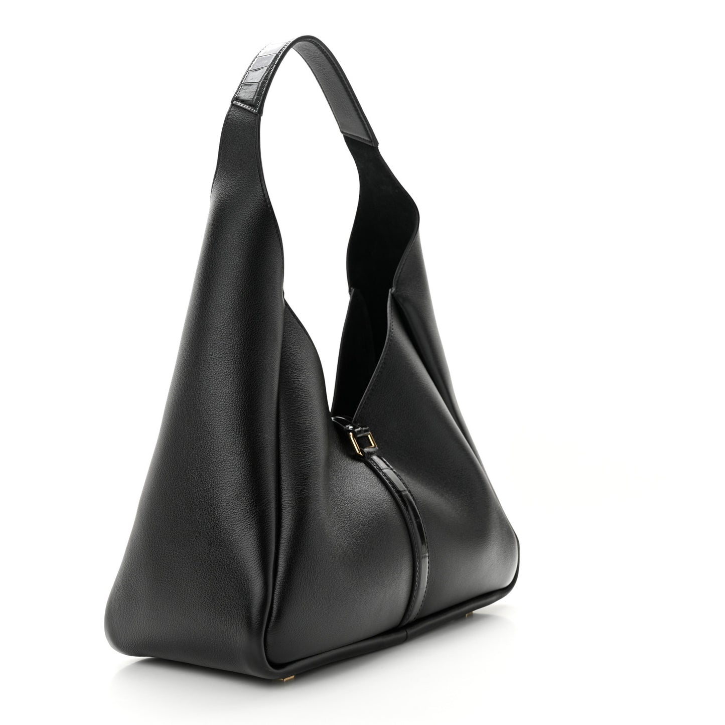 Calfskin Medium G-Lock Hobo Black