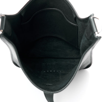 Hermes Taurillon Clemence Evelyne PM Black 5 of 10