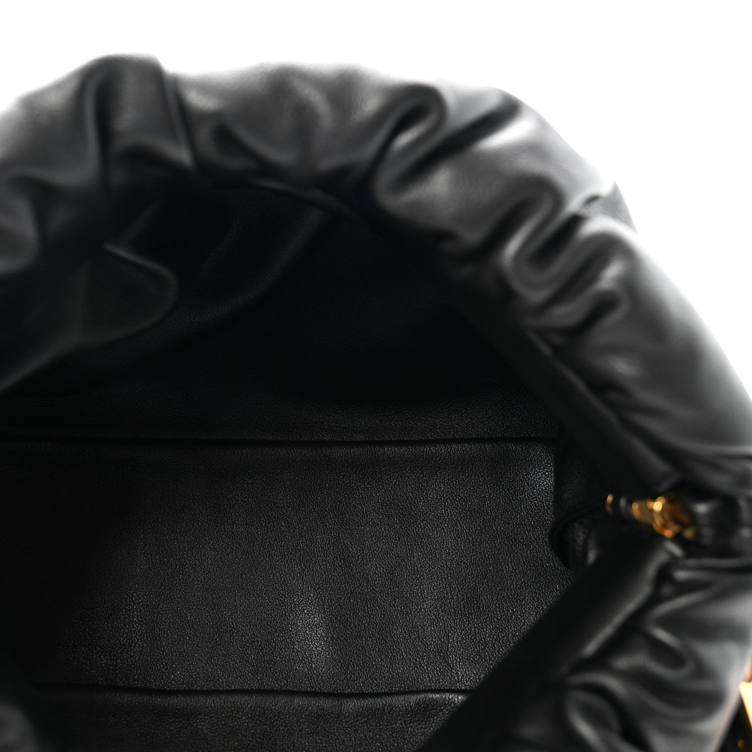 Bottega Veneta Calfskin The Pouch Chain Black 5 of 10
