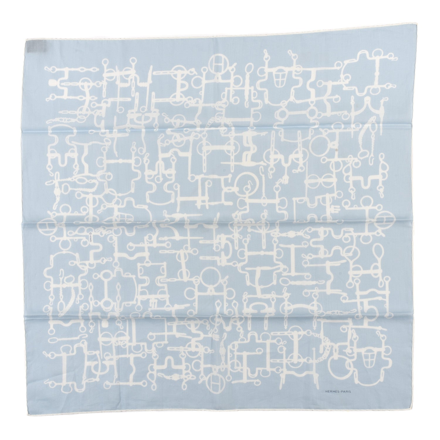 Hermes Cotton Collection Equestre Scarf 70 1 of 4