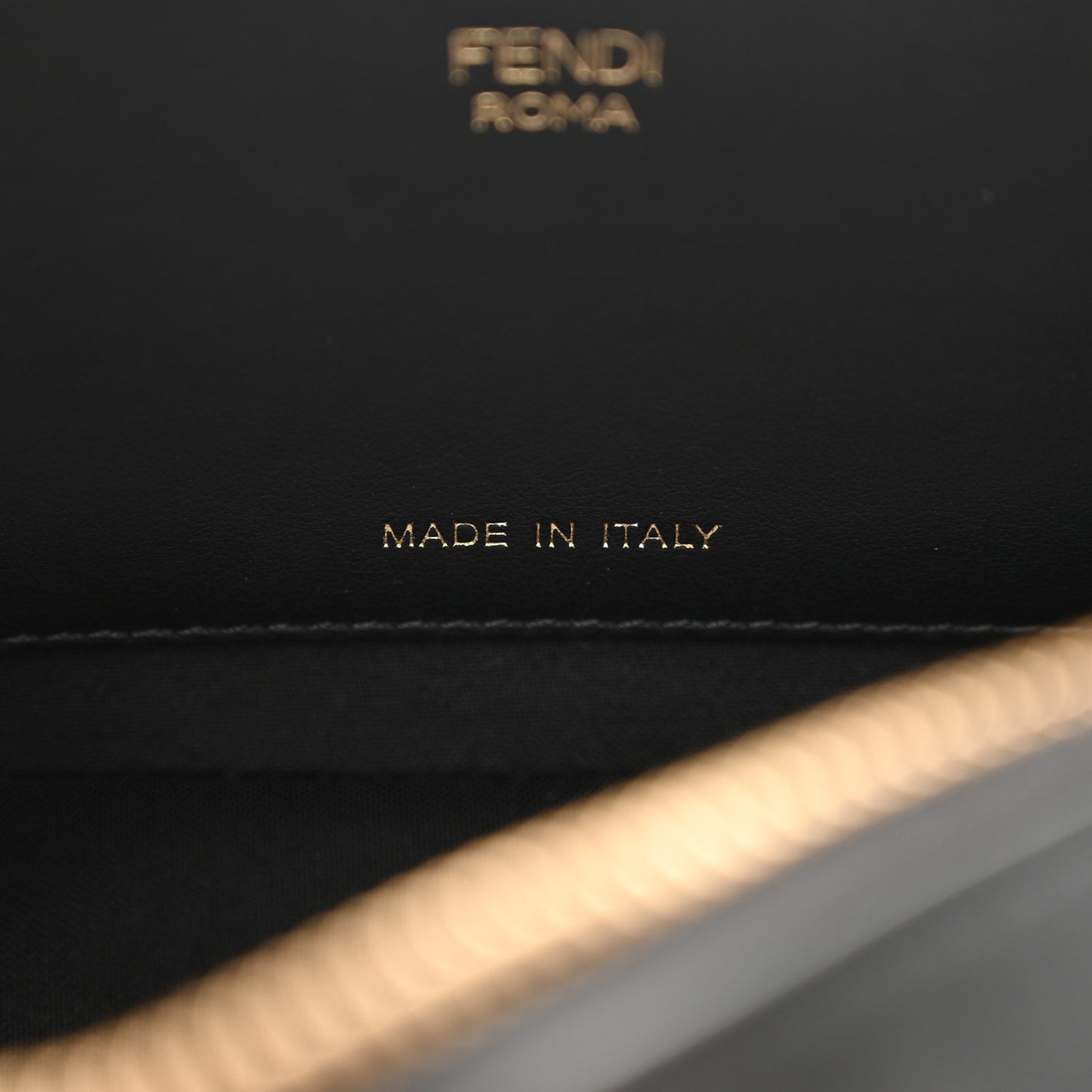 Vitello Epoque FF Embossed Camera Case Black