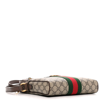 Gucci GG Supreme Monogram Web Small Ophidia Messenger Bag Brown 3 of 5